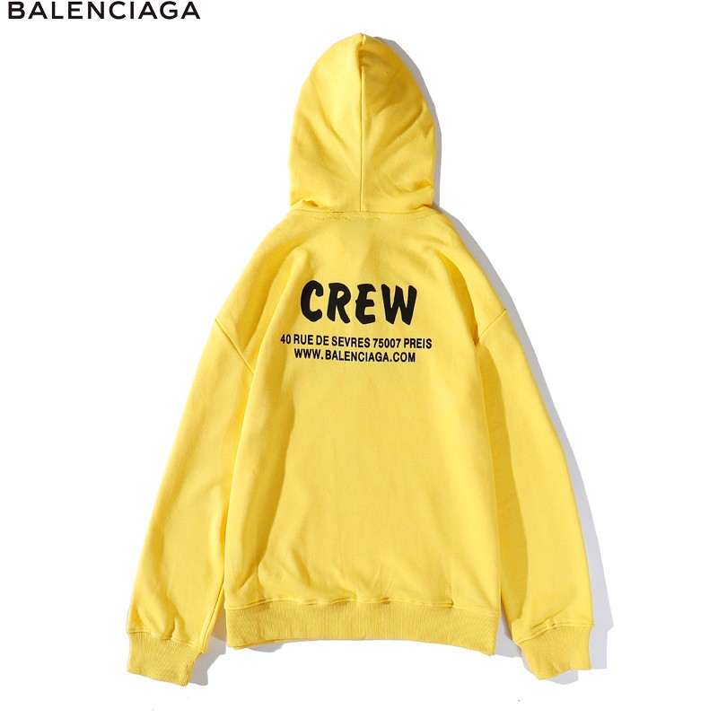 追跡付き発送バレンシアガ パーカー 偽物 CREW ミディアムフィットフーディー 3色 bao43274通販