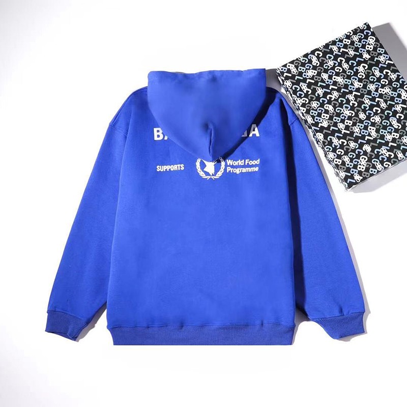 欲しい♡超限定♪バレンシアガ スーパーコピー WFP フーディ ブルー パーカー bap42067代引きを販売