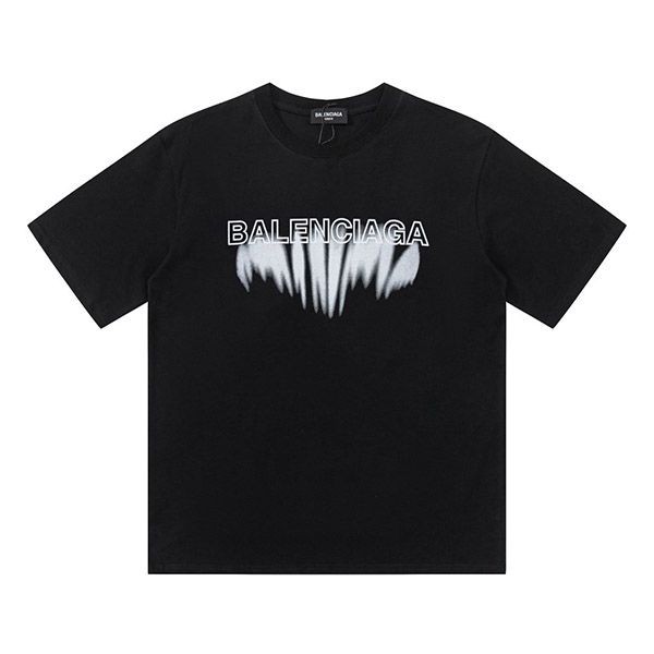 追跡付 バレンシアガ ロゴプリントコットン Tシャツ コピー bap57517