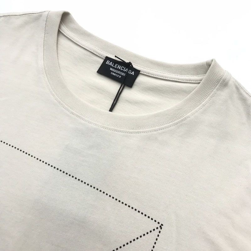 春夏新作【バレンシアガ】ロゴ入りコットン スーパーコピー Tシャツ baq32255激安送料無料