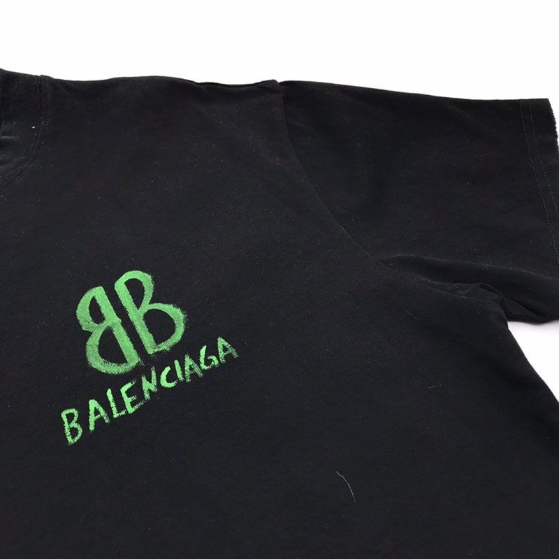 完売必至バレンシアガ BB Pixel ミディアムフィット コピー Tシャツ baq65636人気