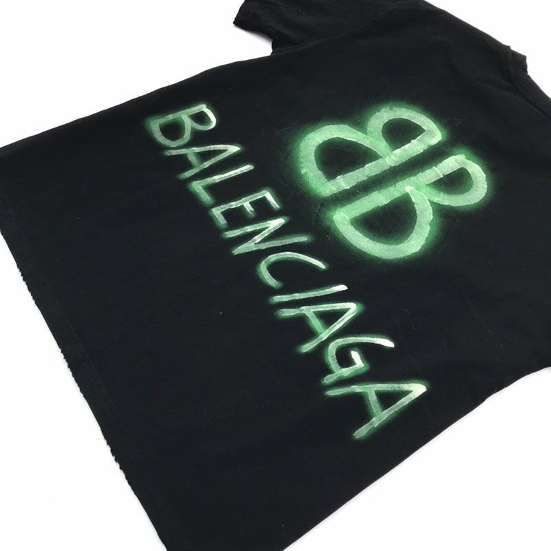 完売必至バレンシアガ BB Pixel ミディアムフィット コピー Tシャツ baq65636最高級