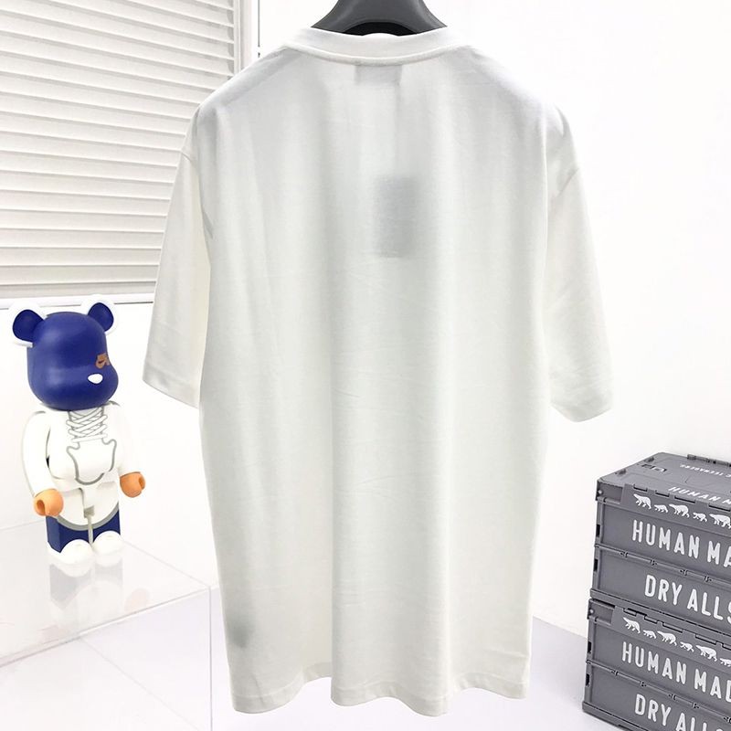 大人気！【バレンシアガ】ロゴ入りコットンTシャツ 偽物 baq76052通販
