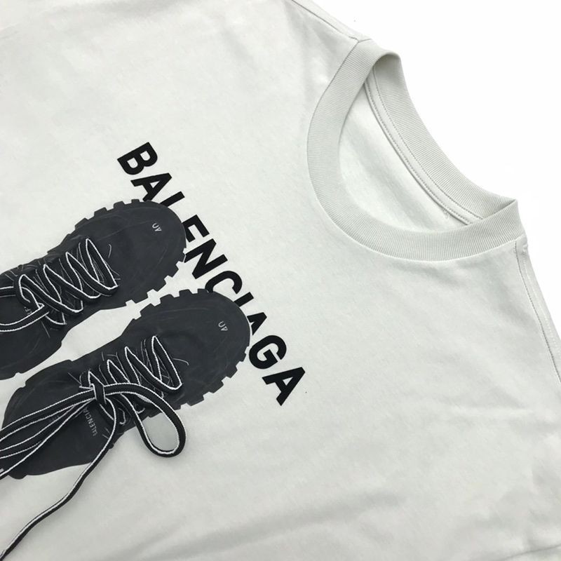 人気No1【バレンシアガ】ロゴ入りコットンTシャツ スーパーコピー bar05197激安送料無料
