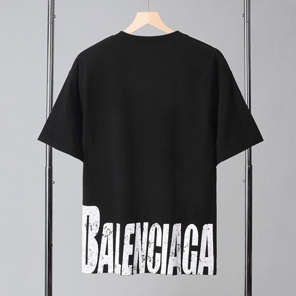 追跡付き 安い バレンシアガ グッチ コラボ ロゴ Tシャツ 偽物 bar12462激安送料無料
