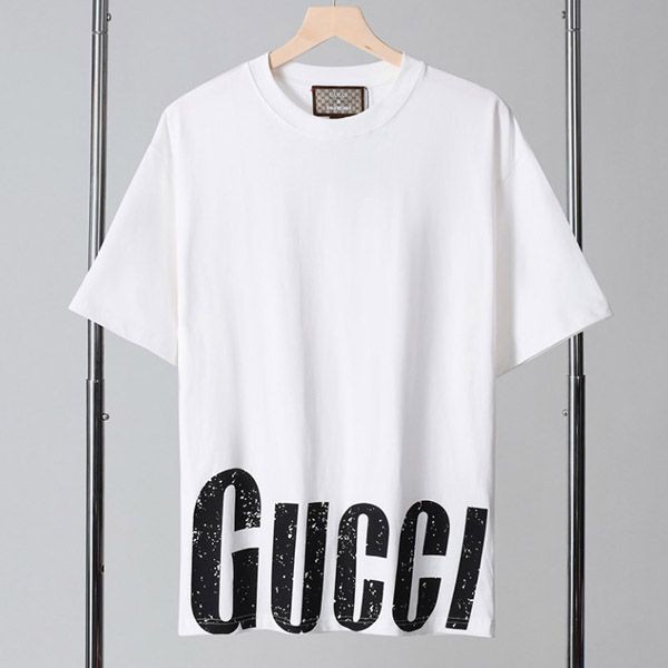 追跡付き 安い バレンシアガ グッチ コラボ ロゴ Tシャツ 偽物 bar12462N級品