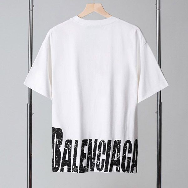 追跡付き 安い バレンシアガ グッチ コラボ ロゴ Tシャツ 偽物 bar12462代引きを販売