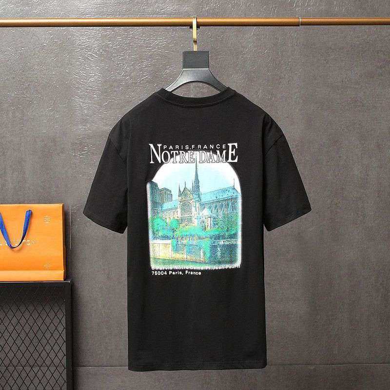 春もの新作バレンシアガ クルーネック Tシャツ 偽物 SACRE COEUR ブラック bar35088通販