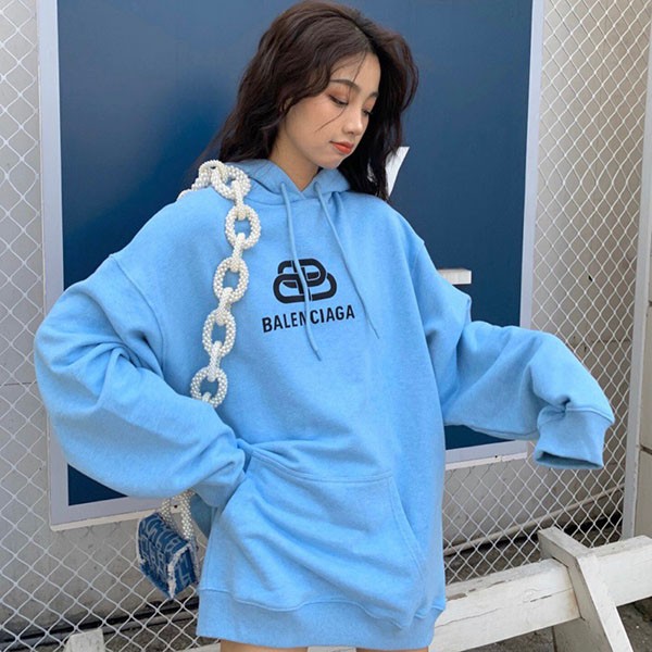 日本未入荷バレンシアガ パーカー パロディ BBロゴ プリント付き スウェット bar56121激安送料無料