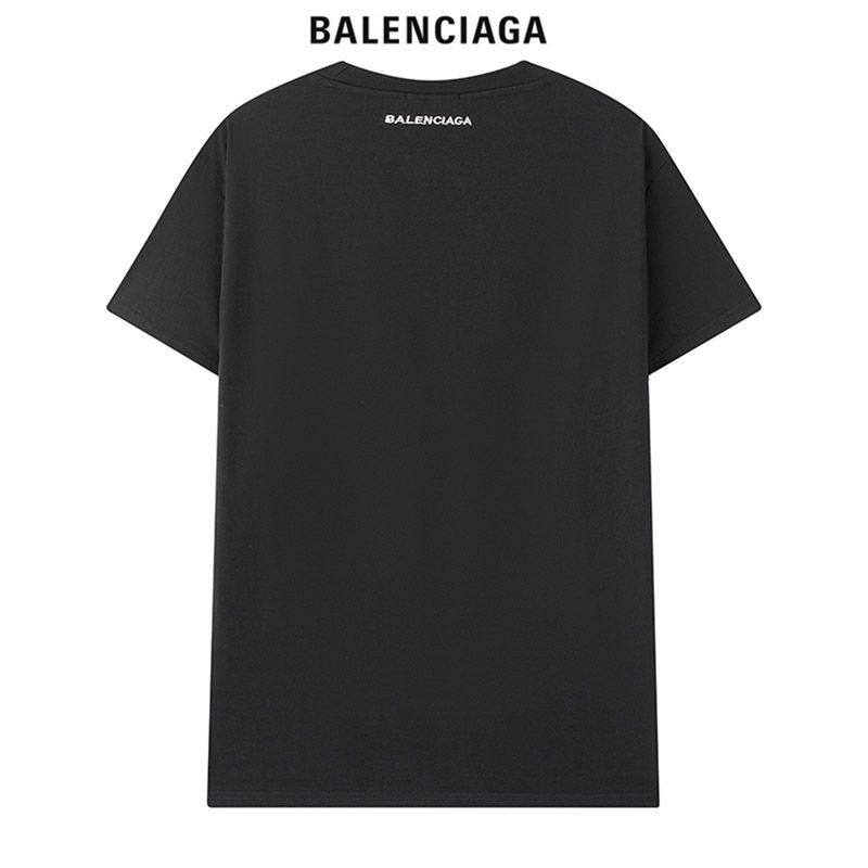 超希少！バレンシアガ スマイリープリント Tシャツ コピー 2色 bar71195人気
