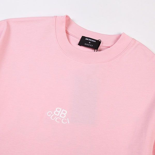 超希少！バレンシアガ x グッチ コラボ Tシャツ スーパーコピー bar82289激安送料無料
