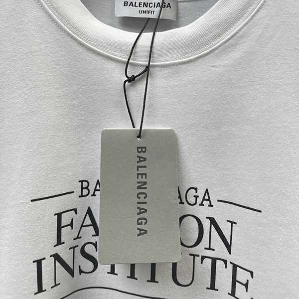 バレンシアガ* FASHION INSTITUTE コットン Tシャツ コピー bas00978高い品質