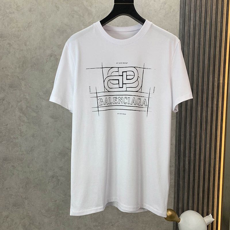 超話題!バレンシアガ クルーネック Tシャツ コピー BB bas01583通販