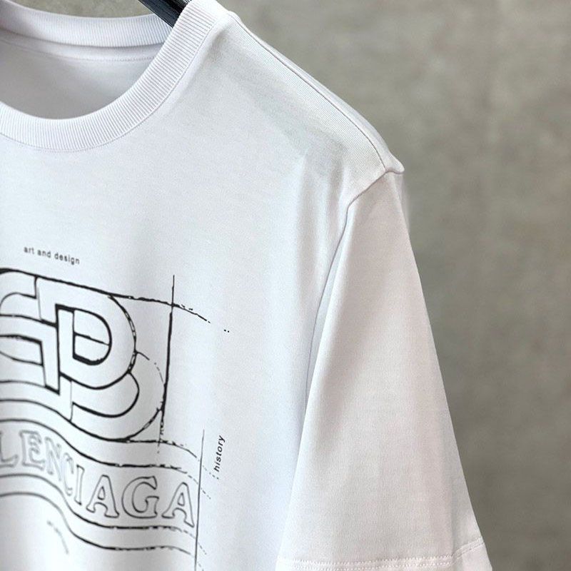 超話題!バレンシアガ クルーネック Tシャツ コピー BB bas01583人気