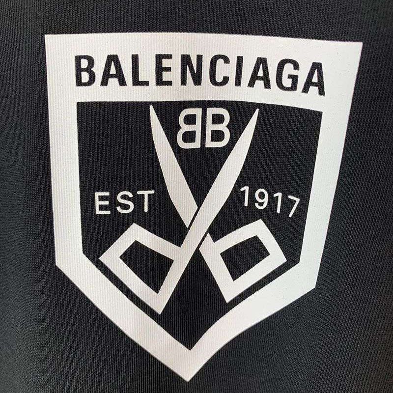争奪戦バレンシアガ BB EST 1917 Tシャツ 偽物 bas11000最高級