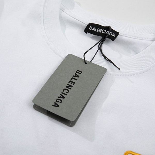 バレンシアガ 偽物 BBロゴ プリント 半袖 Tシャツ bas24866通販