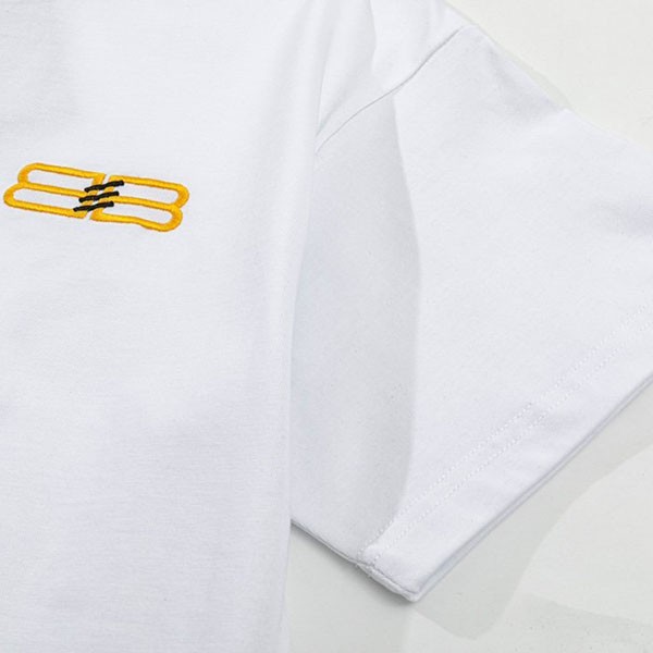 バレンシアガ 偽物 BBロゴ プリント 半袖 Tシャツ bas24866高い品質