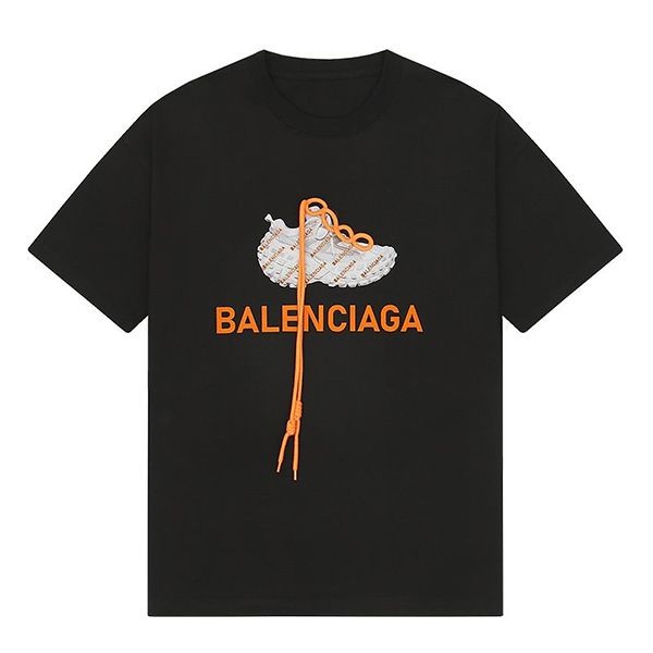 早い者勝ち♡バレンシアガ  ロゴ Tシャツ 偽物 ユニセックス bas92437人気