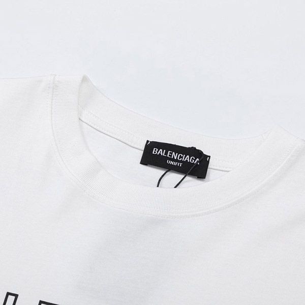 稀少 バレンシアガ ロゴプリントコットン Tシャツ 偽物 bat22051激安送料無料