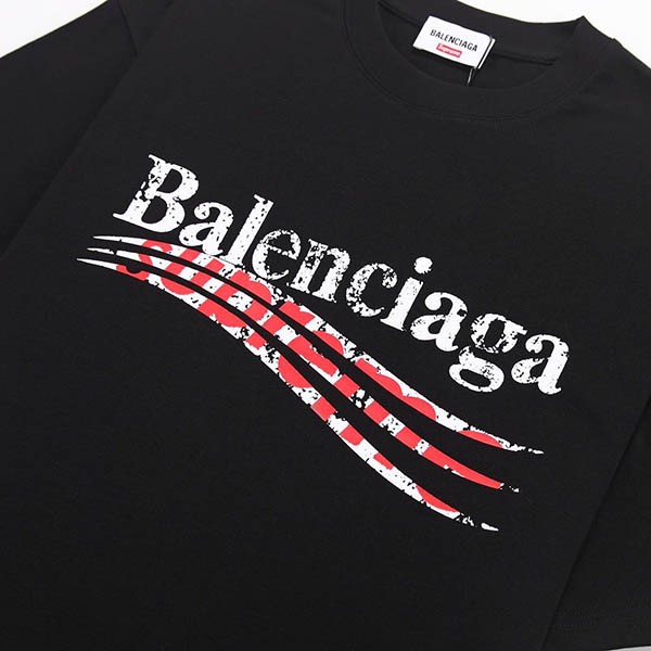 シュプリーム バレンシアガ コピー キャンペーン ロゴ プリント Tシャツ bat41345人気