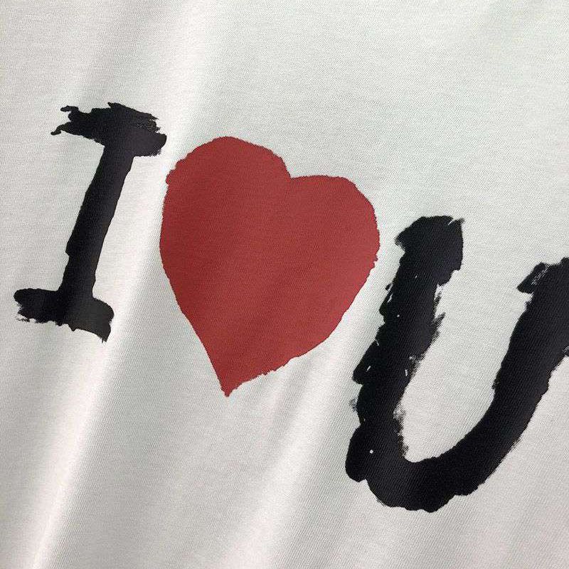 日本未入荷バレンシアガ I LOVE U Tシャツ コピー ホワイト bat61599高い品質