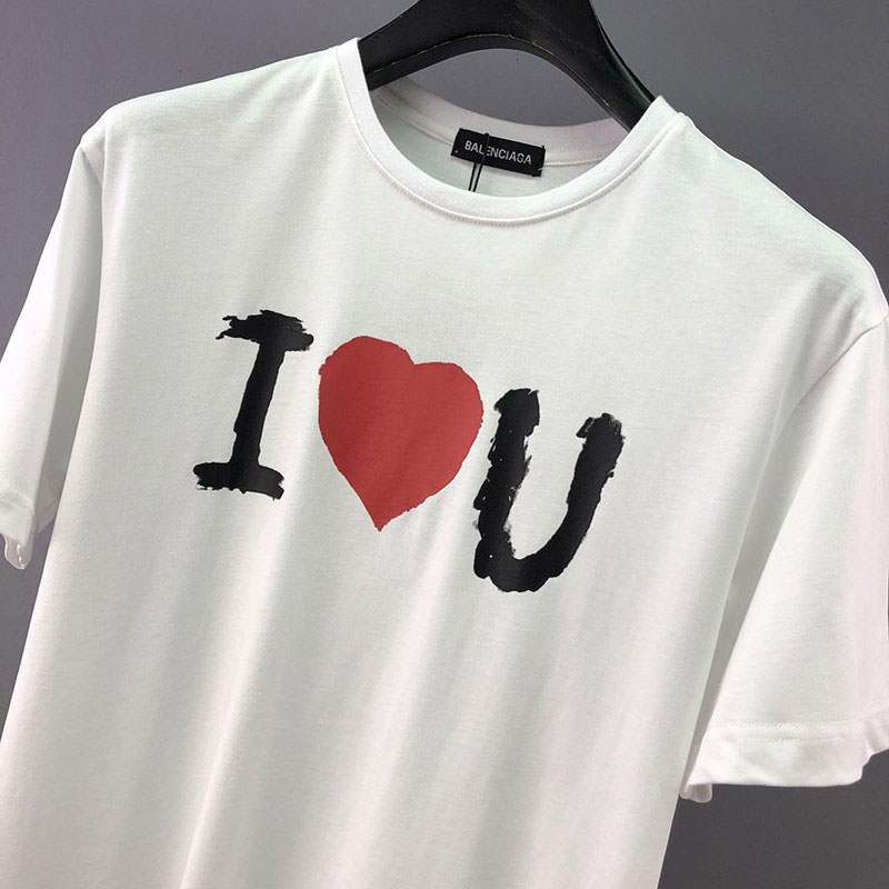 日本未入荷バレンシアガ I LOVE U Tシャツ コピー ホワイト bat61599最高級