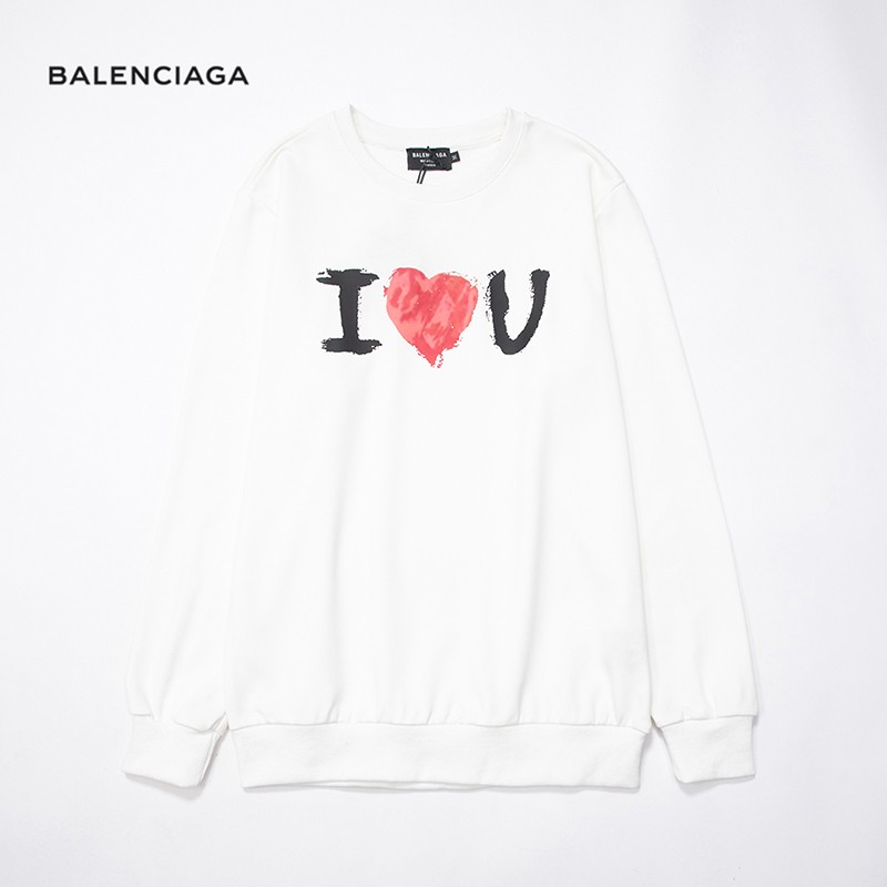 21新作 バレンシアガ パーカー 偽物 Love プリント フーディ ブラック bat73827高い品質