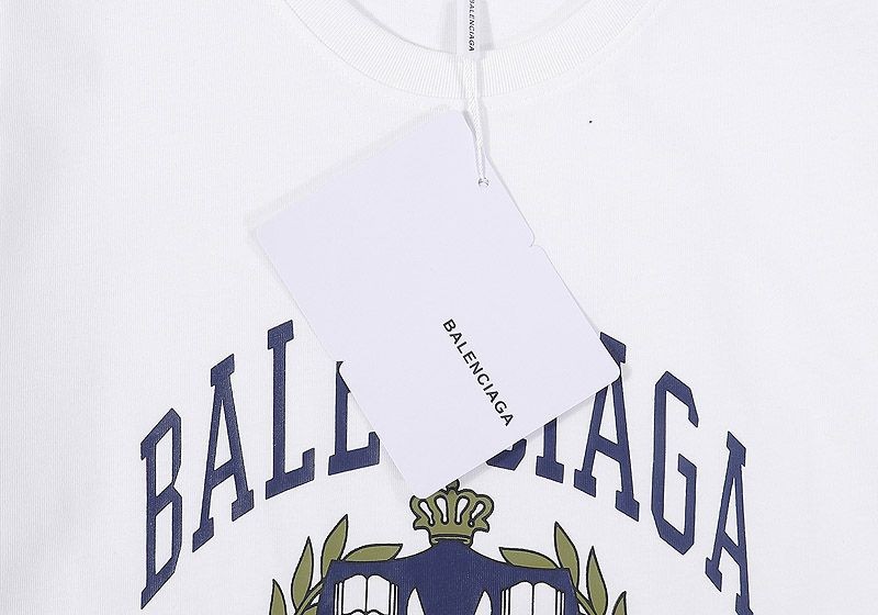 【日本未発売】バレンシアガ 偽物 カレッジミディアムフィット Tシャツ 2色 bau22197N級品