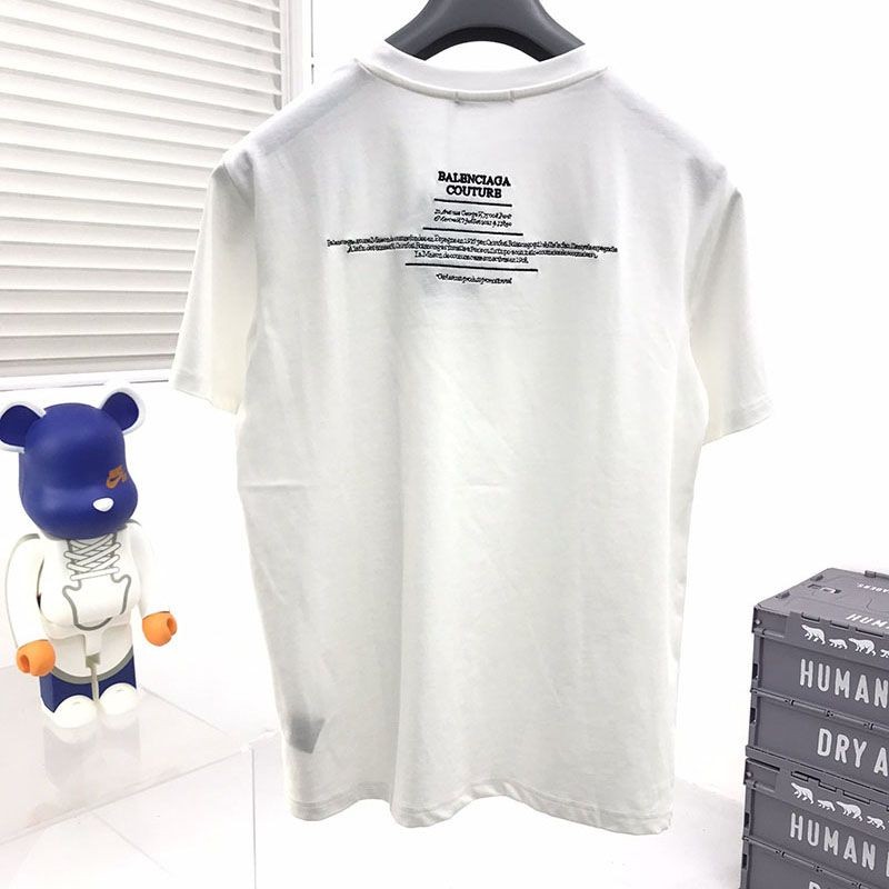 超話題!【バレンシアガ】ロゴ入りコットン コピー Tシャツ bau76844通販