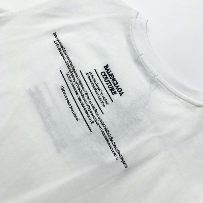 超話題!【バレンシアガ】ロゴ入りコットン コピー Tシャツ bau76844人気