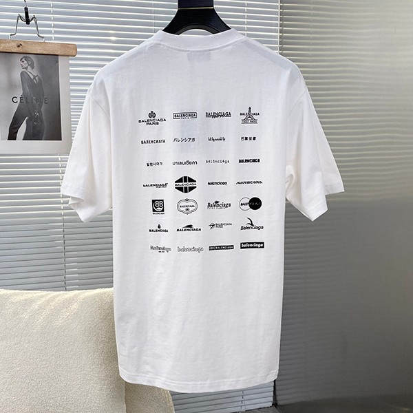 2023新作 バレンシアガ フルロゴ Tシャツ 偽物 bav15579激安送料無料