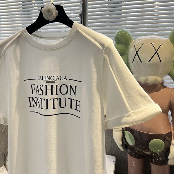 激安価格！バレンシアガ ロゴ コットン Tシャツ スーパーコピー 2色 bav33618人気