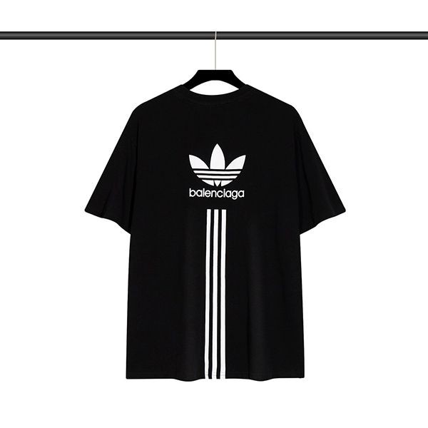 《大人気》バレンシアガ アディダス コピー Tシャツ メンズ 2色 bav63815激安送料無料