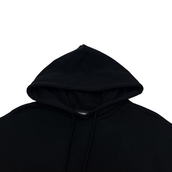 入手困難バレンシアガ コピー LOGO ミディアムフィット フーディー 両面ロゴ baw01404激安送料無料