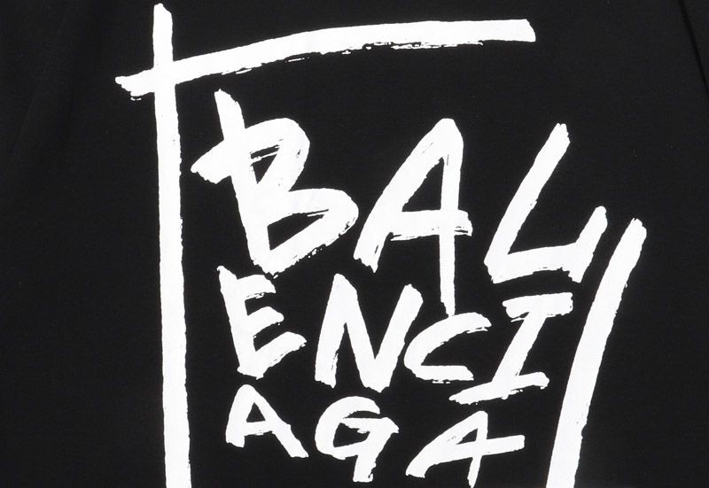 超話題!バレンシアガ コピー クルーネックロゴ Tシャツ 2色 baw37360最高級