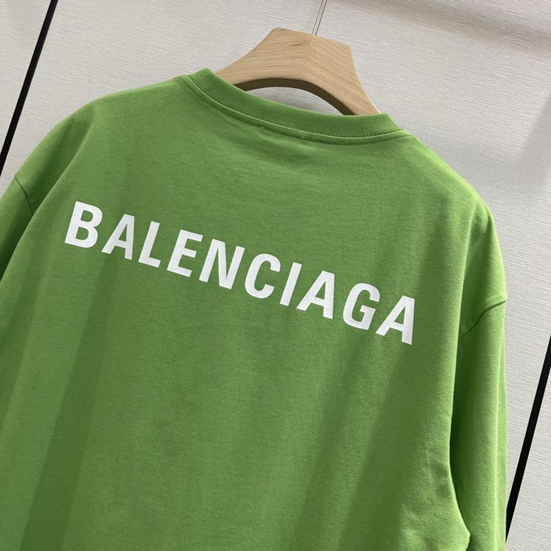 目を惹くカラー バレンシアガ ヴィンテージジャージー Slime Tシャツ 偽物 baw93342高い品質