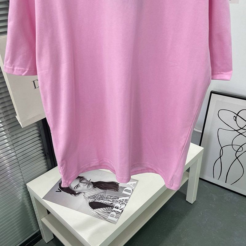 可愛いバレンシアガ LOGO Tシャツ 偽物 bax36330最高級