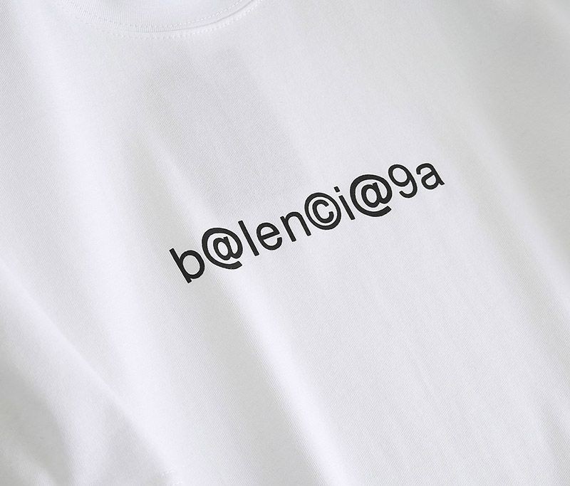希少色バレンシアガ コピー メールボックスモノグラムプリント Tシャツ ホワイト bax56388最高級