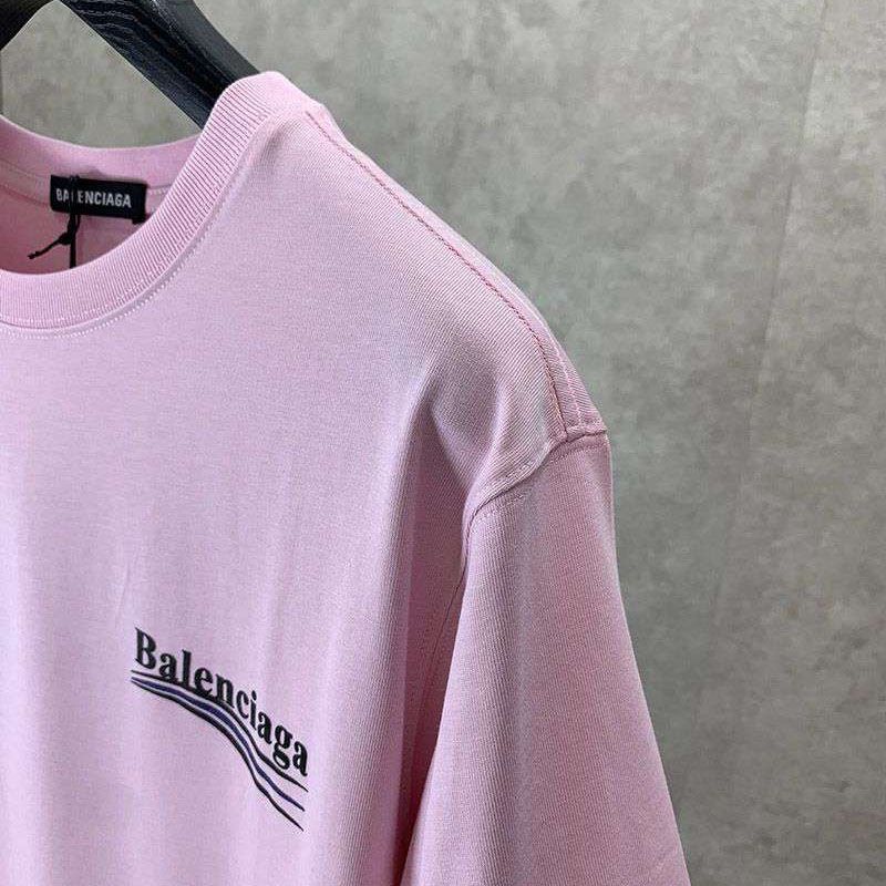 稀少バレンシアガ 偽物 POLITICAL CAMPAIGN REGULAR FIT Tシャツ bay14056人気