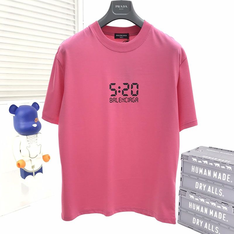 《大人気》バレンシアガ 刺繍 コットン ジャージー Tシャツ 偽物 3色 bay86773最高級