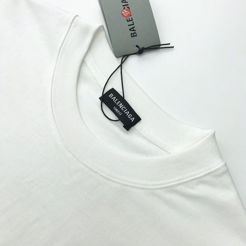《大人気》バレンシアガ 刺繍 コットン ジャージー Tシャツ 偽物 3色 bay86773100%安全に到着