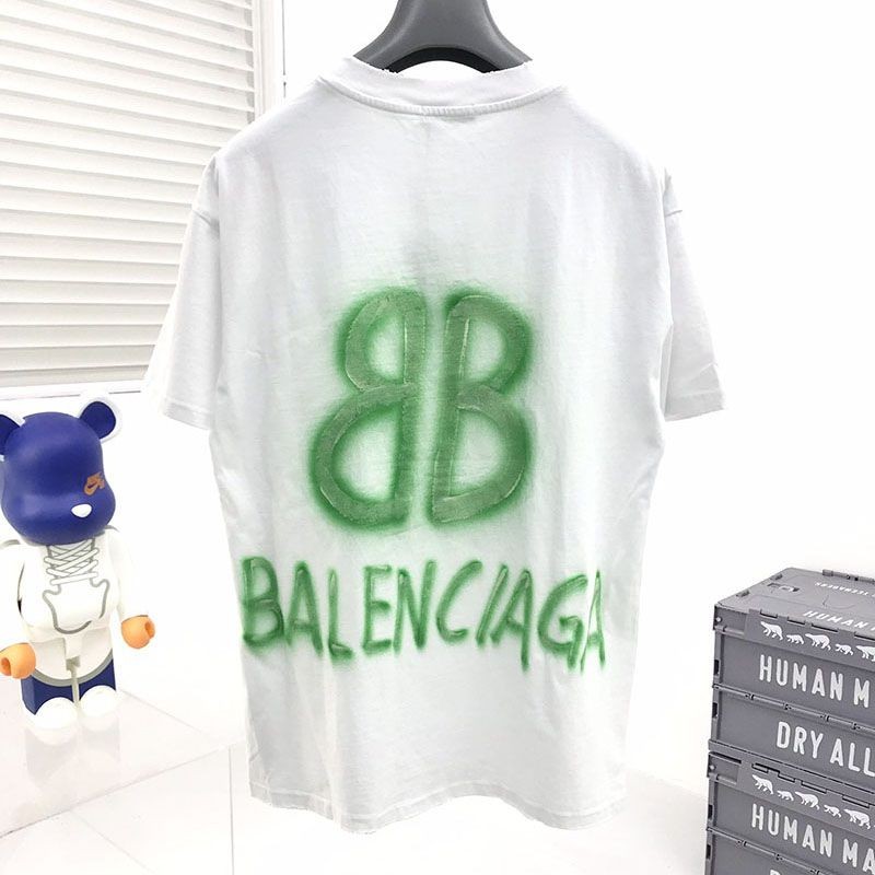 希少色 バレンシアガ BB Pixel ミディアムフィット コピー Tシャツ baz16926通販