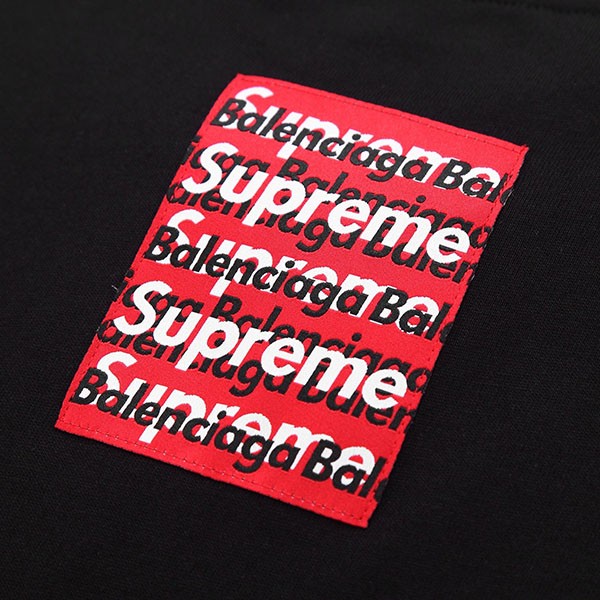 《大人気》バレンシアガ シュプリーム コピー コラボ ロゴ Tシャツ baz48380品質保証