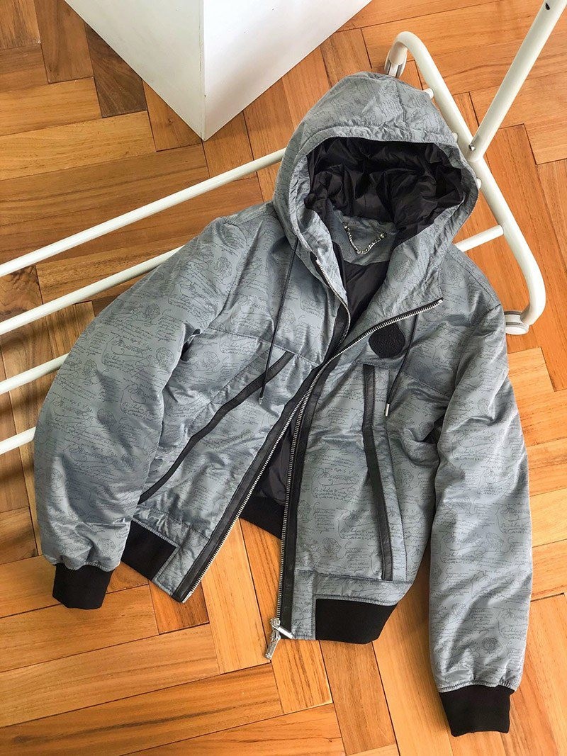 21-22AW ベルルッティ スクリット ダウンジャケット ユニセックス bee41586高い品質