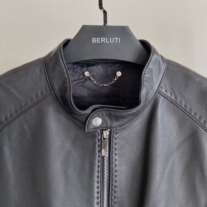 世界中で大人気♪ ベルルッティ パティーヌ レザー ブルゾン bep10424激安送料無料