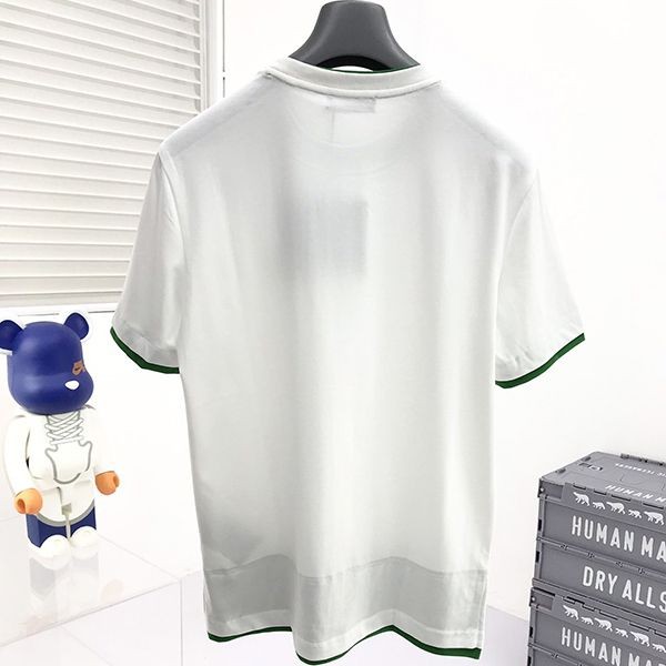 春もの新作【ボッテガヴェネタ】コントラスト ステッチ 偽物 Tシャツ bor90190通販
