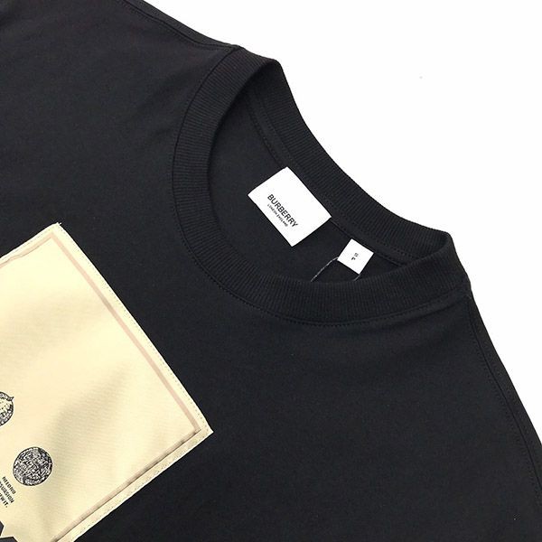 希少色バーバリー コピー ラベルアップリケ オーバーサイズTシャツ 3色 80565431