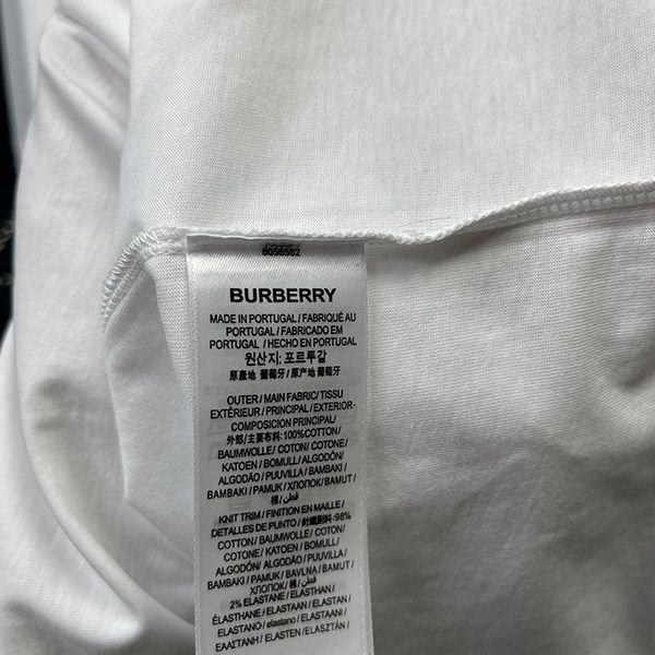 争奪戦バーバリー 偽物 マッププリント コットン オーバーサイズTシャツ ホワイト 80565821人気