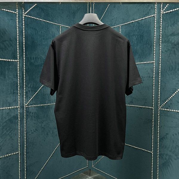 バーバリー コピー マッププリント コットン オーバーサイズTシャツ Bab84516人気