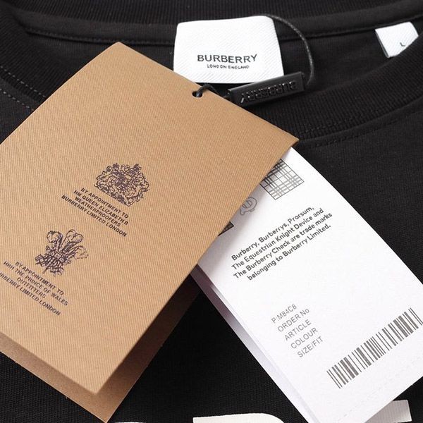 定番バーバリー Tシャツ スーパーコピー クルーネック 半袖 ロゴ Bad19467人気